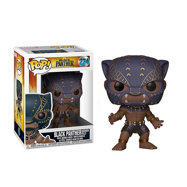 Figura POP Marvel Black Panther Warrior fall