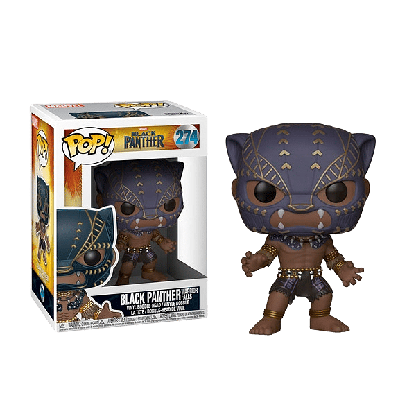 Figura POP Marvel Black Panther Warrior fall