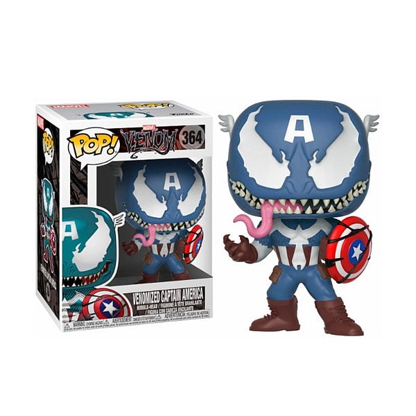 Figura POP Marvel Venom Venomized Capitan America