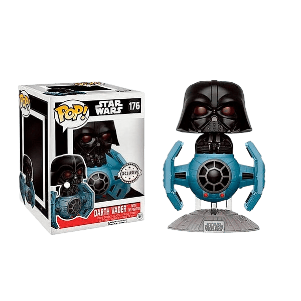 Figura POP Star Wars Darth Vader Tie Fighter 15cm Exclusive