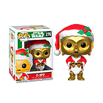 Figura POP Star Wars Holiday C3PO as Santa