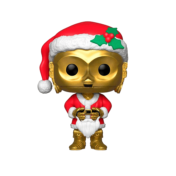 Figura POP Star Wars Holiday C3PO as Santa