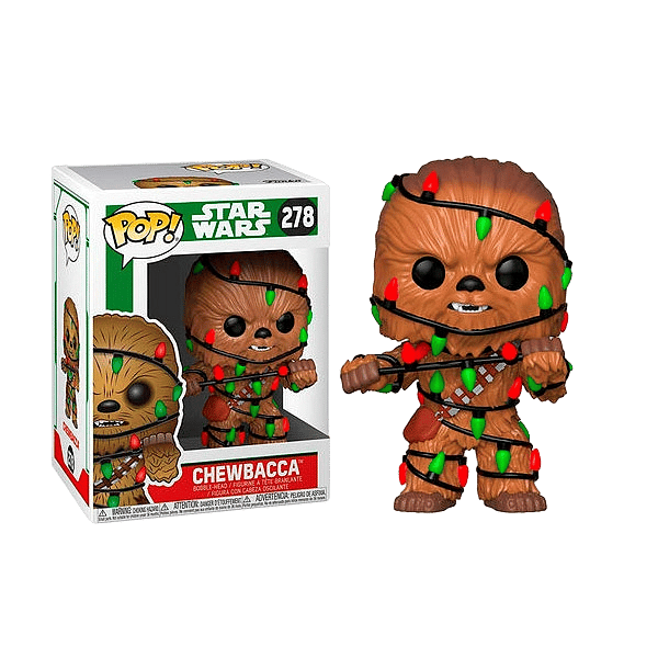 Figura POP Star Wars Holiday Chewie with Lights