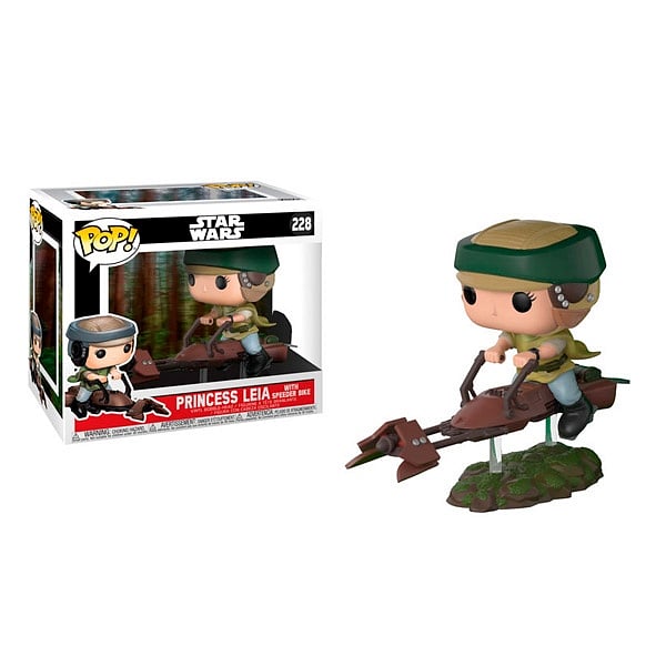 Figura POP Star Wars Leia on Speeder Bike Deluxe