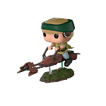 Figura POP Star Wars Leia on Speeder Bike Deluxe