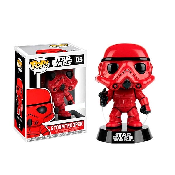 Figura POP Star Wars Red Stormtrooper Exclusive