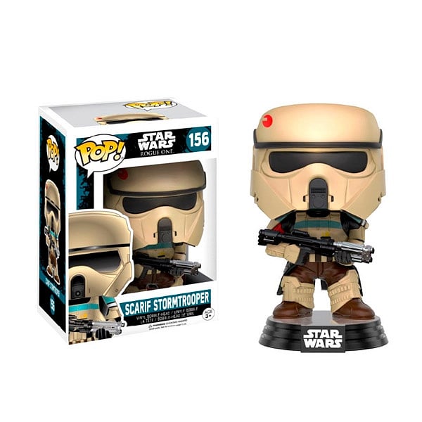 Figura POP Star Wars RO Scarif Stormtrooper Stripes Excl