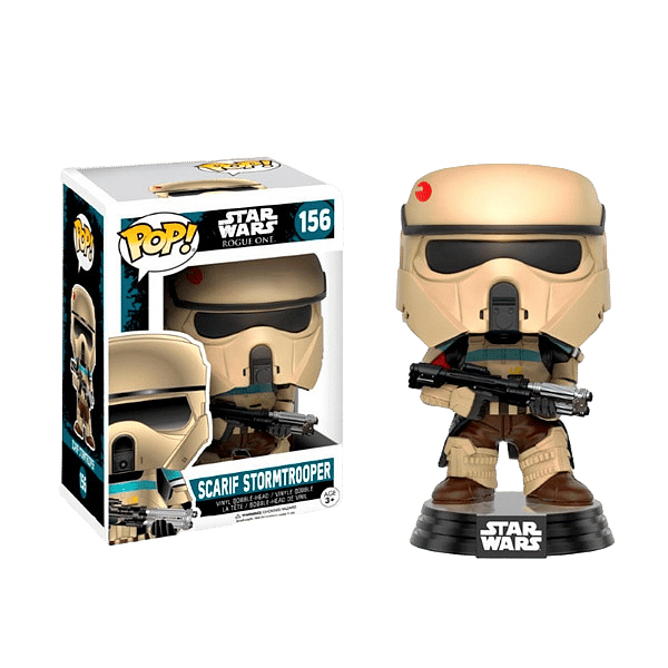 Figura POP Star Wars RO Scarif Stormtrooper Stripes Excl