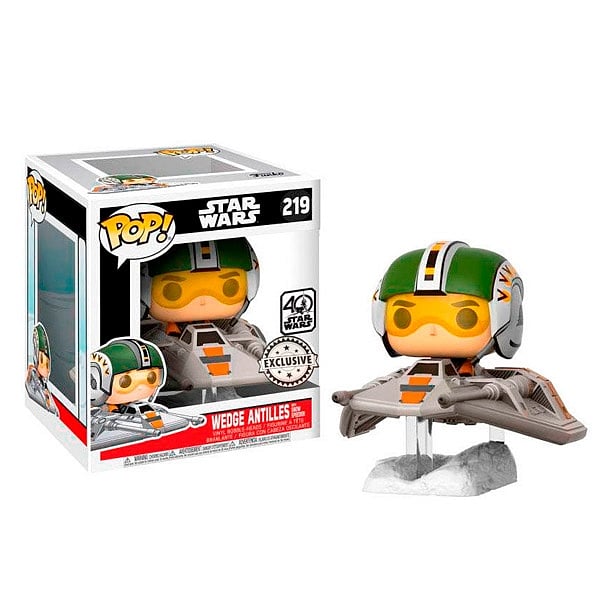 Figura POP Star Wars Snow Speeder with Wedge Antilles Excl