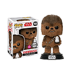 Figura POP Star Wars TLJ Chewbacca with Porg Flocked Exclus Figura POP Star Wars TLJ Chewbacca with Porg Flocked Exclus
