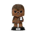 Figura POP Star Wars TLJ Chewbacca with Porg Flocked Exclus Figura POP Star Wars TLJ Chewbacca with Porg Flocked Exclus