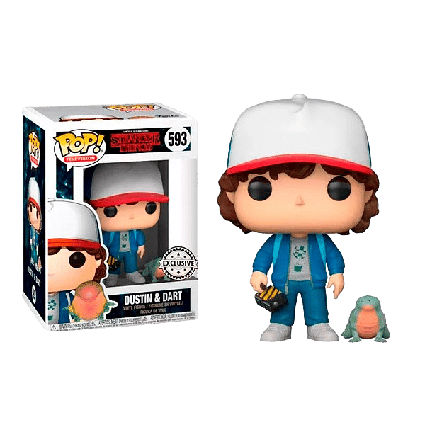 Figura POP Stranger Things Dustin with Baby Dart Exclusive