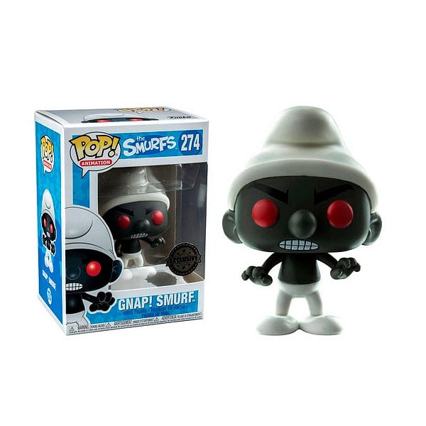 Figura POP The Smurfs Black Smurf Exclusive