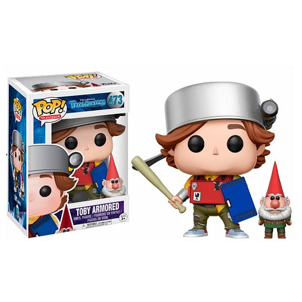 Figura POP Trollhunters Toby armored with gnome Exc