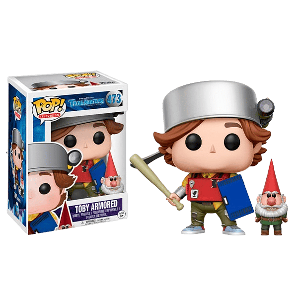 Figura POP Trollhunters Toby armored with gnome Exc