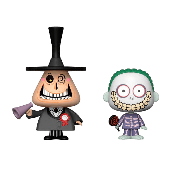 Figuras Vynl Disney Pesadilla Antes de Nav Mayor and Barrel