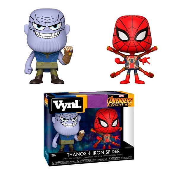 Figuras Vynl Avengers Infinity War Thanos amp Iron Spider