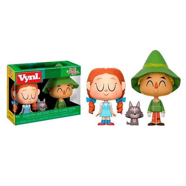 Figuras Vynl Wizard Of Oz Dorothy con Toto y The Scarecrow