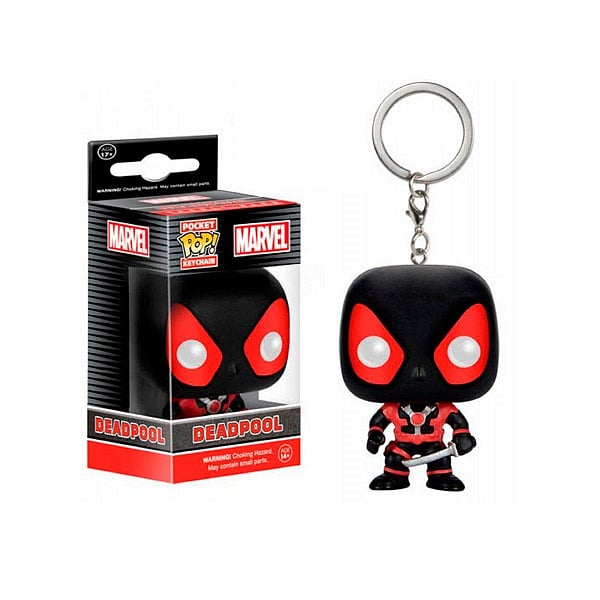 Llavero Pocket POP Black Deadpool Marvel
