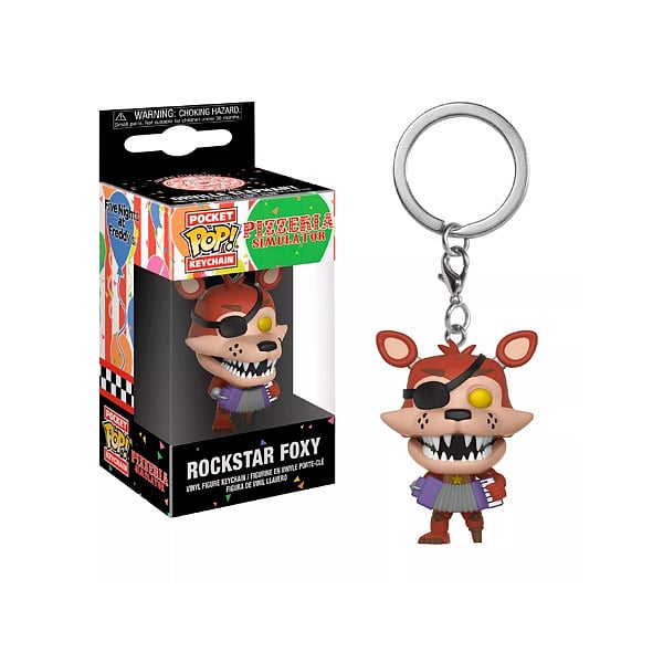 Llavero Pocket POP 5 Nights al F 6 Pizza Sim Rockstar Foxy