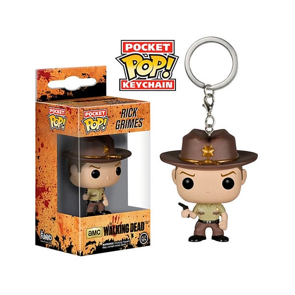 Llavero Pocket POP The Walking Dead Rick Grimes