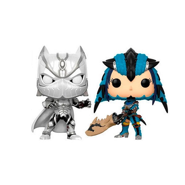 Figuras POP Capcom vs Marvel Black Panther vs Monster Hunter