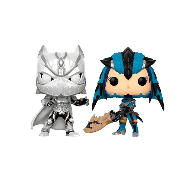 Figuras POP Capcom vs Marvel Black Panther vs Monster Hunter