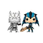 Figuras POP Capcom vs Marvel Black Panther vs Monster Hunter