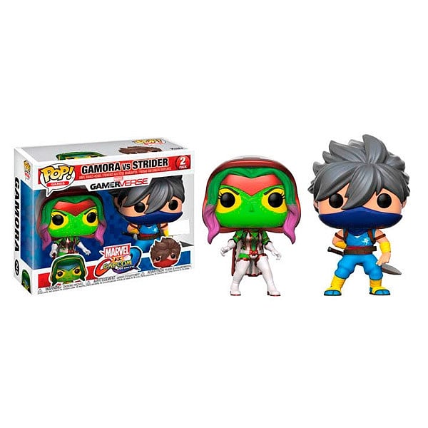 Figuras POP Capcom vs Marvel Gamora vs Strider Exclusive