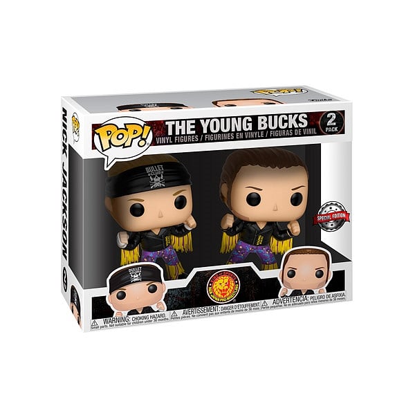 Set 2 figuras POP WWE Bullet Club Young Bucks Exclusive