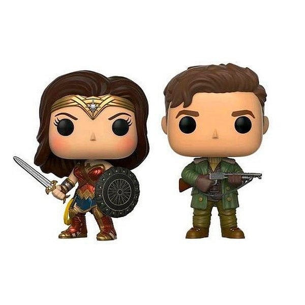 Figuras POP DC Wonder Woman amp Steve Trevor