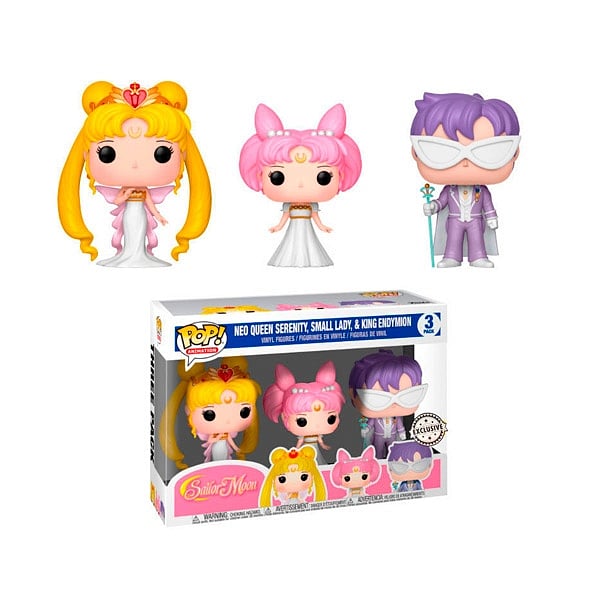 Figuras POP Sailor MQueen Serenity Small Lady King Endymion
