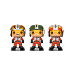 Figuras POP Star Wars Pilots Wedge Biggs amp Porkins Excl