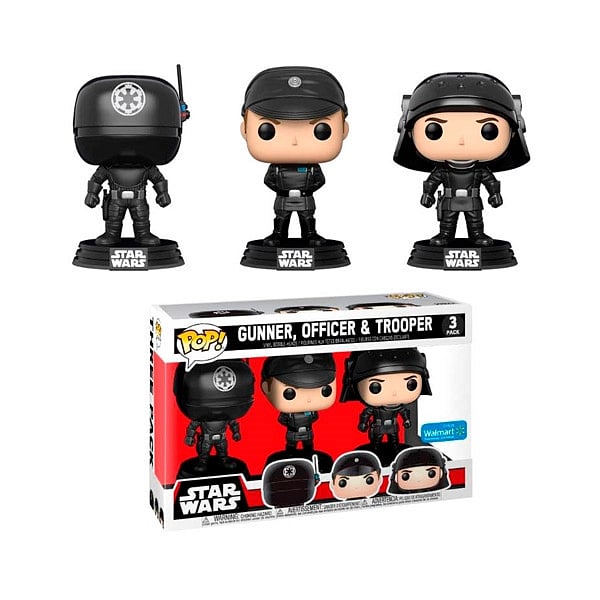 Set 3 figuras POP Star Wars Gunner Officer amp Trooper