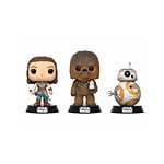 Set 3 figuras POP Star Wars VIII The Last Jedi Good Guys