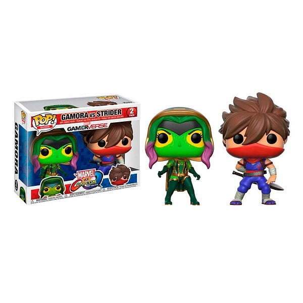 Set figuras POP Marvel Gamora vs Strider