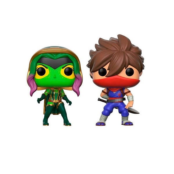 Set figuras POP Marvel Gamora vs Strider
