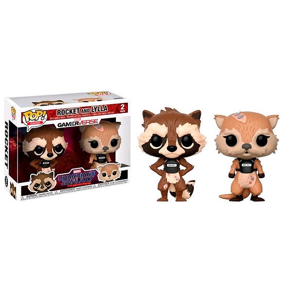 Figuras POP Marvel Guardians of the Galaxy Rocket amp Lylla
