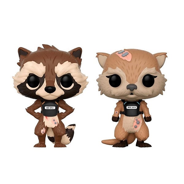 Figuras POP Marvel Guardians of the Galaxy Rocket amp Lylla