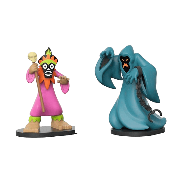 Set figuras Scooby Doo Hero World Witch Doctor amp Phantom