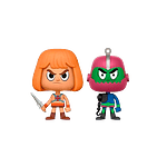 Set figuras Vynl Masters Of The Universe HeMan y Trapjaw Set figuras Vynl Masters Of The Universe HeMan y Trapjaw