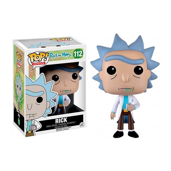 Funko POP Rick amp Morty Rick con Petaca
