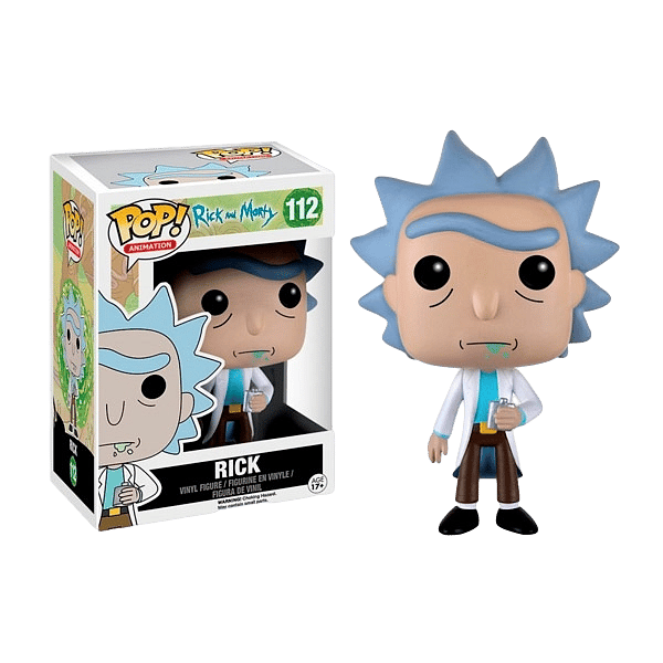 Funko POP Rick amp Morty Rick con Petaca