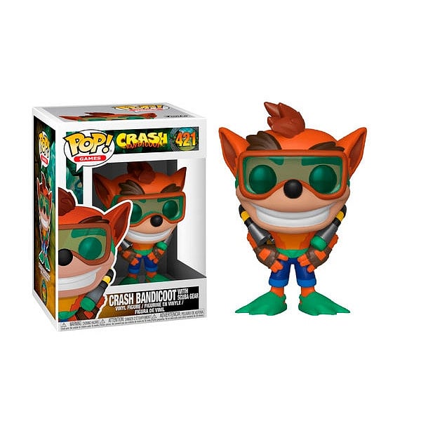 Funko POP Crash Bandicoot Crash with Scuba Series 2