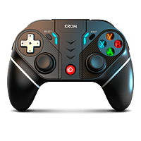 Krom Kexal | Gamepad Bluetooth y USB Compatible Multiplataforma PC Nintendo Switch iOS Android Krom Kexal | Gamepad Bluetooth y USB Compatible Multiplataforma PC Nintendo Switch iOS Android