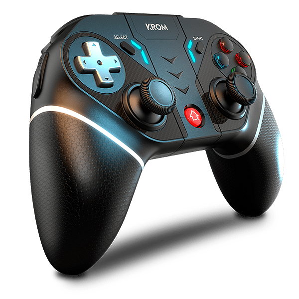 Krom Kexal  Gamepad Bluetooth y USB Compatible Multiplataforma PC Nintendo Switch iOS Android