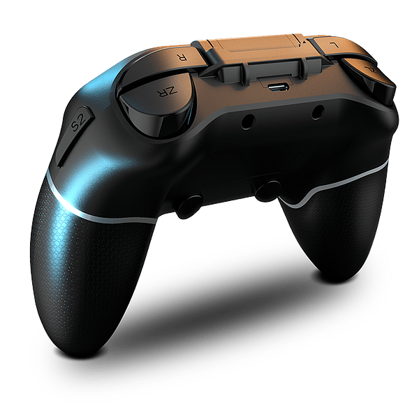 Krom Kexal  Gamepad Bluetooth y USB Compatible Multiplataforma PC Nintendo Switch iOS Android
