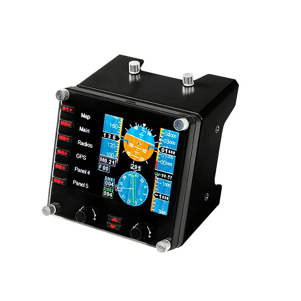 Logitech G Panel de instrumentos Saitek Pro Flight Simulador de vuelo pantalla LCD  Mando de simulación