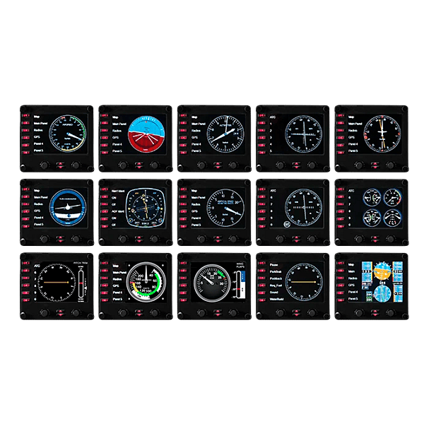 Logitech G Panel de instrumentos Saitek Pro Flight Simulador de vuelo pantalla LCD  Mando de simulación