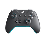Microsoft Xbox Mando inalámbrico GrisAzul  Gamepad